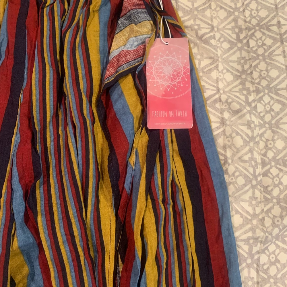 Striped split pants - Picture 6 of 9